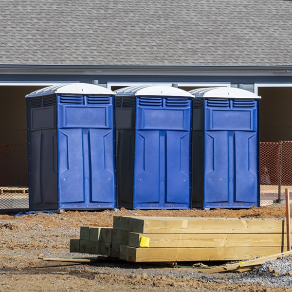 is there a specific order in which to place multiple portable toilets in Somerset Illinois